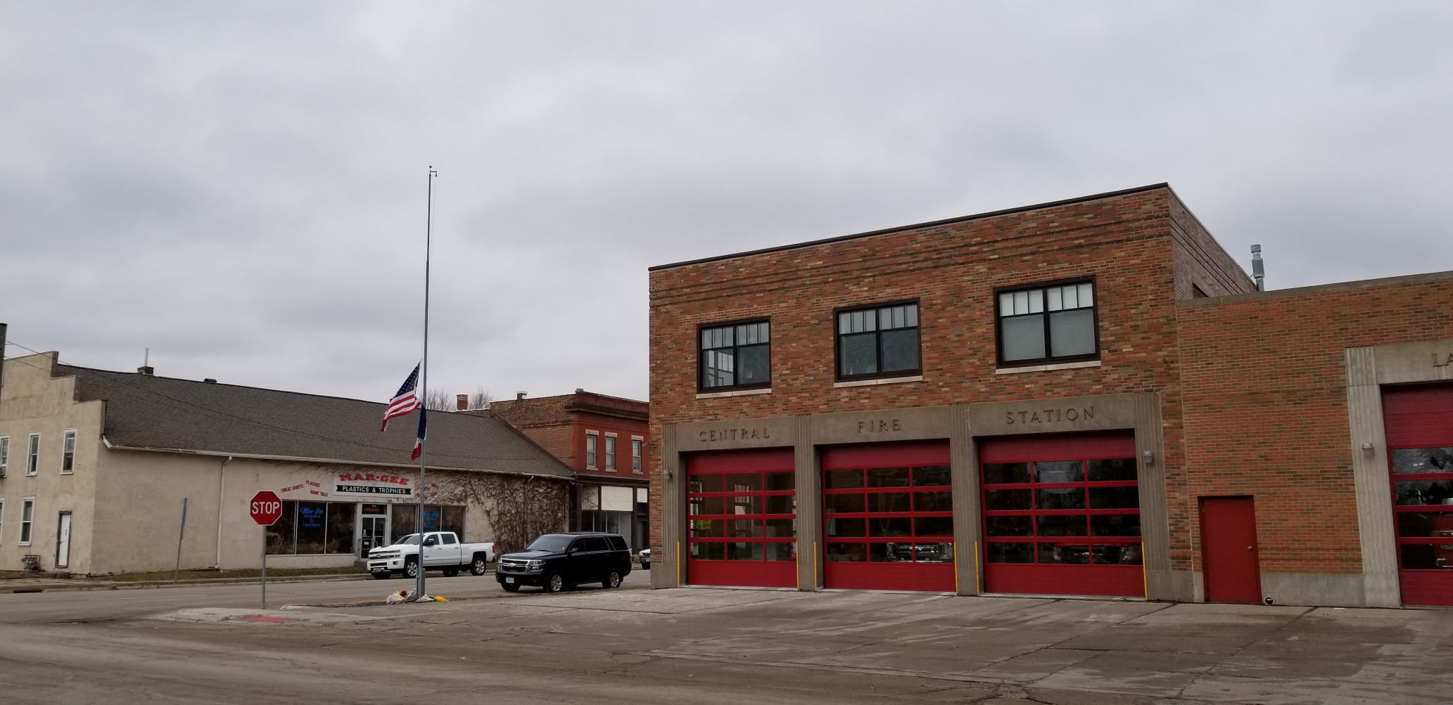Clinton Fire Department flag